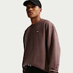 Nike Solo Swoosh Erkek Fleece Crew Üst