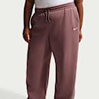 Pants de tiro alto para mujer (talla grande) Nike Sportswear Phoenix Fleece