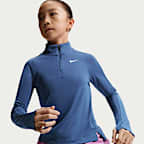 Nike Dri-FIT Longsleeve mit Viertelreißverschluss (Mädchen)
