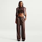 Nike Sportswear Women's High-Waisted Wide-Leg Velour Pants