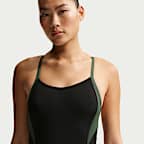 Traje de baño de una sola pieza con espalda deportiva para mujer Nike Swim HydraStrong Fly