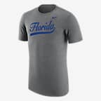 Florida Men's Nike College T-Shirt - Dark Grey Heather