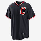 Steven Kwan Cleveland Guardians Men's Nike MLB Replica Jersey - Navy