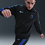 Pánská tkaná sportovní souprava Nike Football Inter Milán Sport Essential s bundou s kapucí