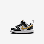 Black/Black/White/Metallic Gold