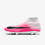 Tacos de futbol para terrenos múltiples de corte high Nike Mercurial Superfly 11 Club - Multicolor/Negro