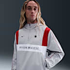 Grey Fog/White/University Red