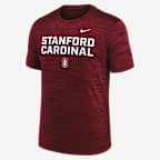Stanford Campus Center Stack Velocity Men's Nike Dri-FIT College T-Shirt - Crimson