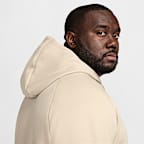 Nike Primary Fleece Sudadera con gorro sin cierre de alto rendimiento Dri-FIT con protección UV para hombre