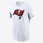 Playera para hombre Nike Logo Essential (NFL Tampa Bay Buccaneers) - Blanco