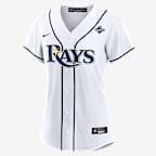 Jonathan Aranda Tampa Bay Rays 2026 World Series Participant Women's Nike MLB Replica Jersey - White