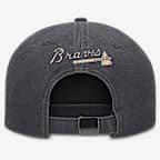 Gorra Nike de la MLB ajustable para hombre Atlanta Braves Pro