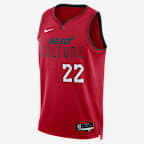 Jersey Nike Dri-FIT de la NBA Swingman para hombre Jimmy Butler Miami Heat 2024/25 City Edition - Rojo universitario