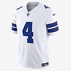 Dak Prescott Dallas Cowboys Men's Nike Dri-FIT NFL Limited Jersey - White