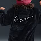Nike Little Kids' Faux Fur Bomber Jacket