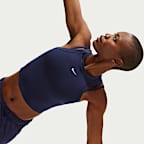 Camiseta de tirantes Dri-FIT cropped para mujer Nike One Fitted