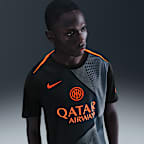 Camisola de futebol do equipamento de aquecimento Nike Dri-FIT Total 90 do terceiro equipamento Academy Pro Inter de Milão para homem