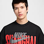 Sudadera de cuello redondo de tejido Fleece para hombre Nike Air "Shanghai"