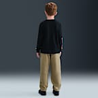 Playera de manga larga para niños talla pequeña Nike Glow With Me