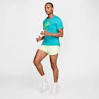 Playera de correr de manga corta Dri-FIT para hombre Nike Miler Run Energy