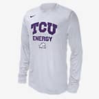 TCU Men's Nike College Long-Sleeve T-Shirt - White