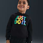 Conjunto de sudadera con gorro sin cierre Reveal infantil Nike Sportswear
