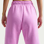 Γυναικείο ψηλόμεσο παντελόνι φόρμας σε φαρδιά γραμμή Nike Sportswear Phoenix Fleece