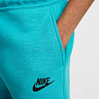Shorts para niños talla grande Nike Tech Fleece