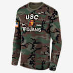 USC 2025 Military Appreciation Legend Men's Nike Dri-FIT College Long-Sleeve T-Shirt