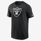 Nike Logo Essential (NFL Las Vegas Raiders) Men's T-Shirt - Black