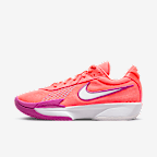 Nike G.T. Tenis de básquetbol para mujer Cut Academy - Mango salvaje claro/Fucsia cálido/Polvo ciruela/Blanco