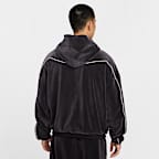 르브론 남성 벨루어 풀집 농구 후디