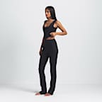 Leggings rectos de tiro alto con panel en V para mujer NikeSKIMS Matte