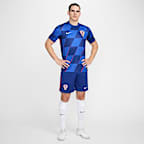 Kroatië 2024/25 Stadium Uit Nike Dri-FIT replica voetbalshirt voor heren