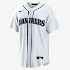 Cal Raleigh Seattle Mariners Men's Nike MLB Replica Jersey - White