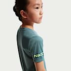 Playera de entrenamiento de manga corta Dri-FIT para niña talla grande Nike Pro