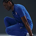 Ανδρικό ποδοσφαιρικό παντελόνι που στενεύει προς τα κάτω Ατλέτικο Μαδρίτης Nike Dri-FIT Standard Issue