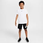 Playera de manga corta para niños talla pequeña Nike Dri-FIT Pro