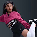 Nike Pro Fleece Big Kids' (Girls') Dri-FIT Full-Zip Hoodie