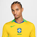 Brazil 2025 Stadium Home (Women's Team) Men's Nike Dri-FIT Soccer Replica Jersey