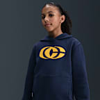 Sudadera con gorro sin cierre de tejido Fleece para niños talla grande Caitlin Clark