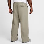 Pants de tejido Fleece de piernas anchas para hombre Nike Tech