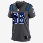 Quenton Nelson Indianapolis Colts Rivalries Collection Women's Nike NFL Game Jersey - Anthracite
