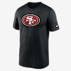San Francisco 49ers Legend Logo Men's Nike Dri-FIT NFL T-Shirt - Black