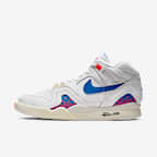 White/Laser Crimson/Pale Ivory/Royal Blue