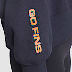 Miami Dolphins Rivalries Collection Oversized Women's Nike NFL Pullover Crew