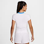 나이키 스포츠웨어 칠 니트 여성 슬림 크롭 티셔츠