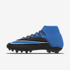 Nike Mercurial Superfly 11 Academy By You Custom Artificial-Grass High-Top Soccer Cleats - Multi-Color/Multi-Color
