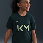 Kortärmad fotbollströja Kylian Mbappé Academy Nike Dri-FIT för ungdom