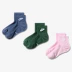 Nike Everyday Elevated Ankle Socks (3 Pairs) - Multi-Color